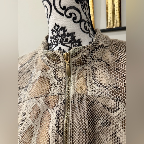 Ruby Rd. Snakeskin Print Jacket - Picture 3 of 9